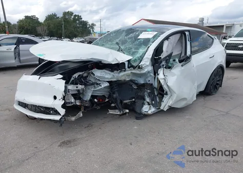 2022 Tesla Model Y Performance Dual Motor All-Wheel Drive из США, поврежденный, VIN 7SAYGDEF1NF457446